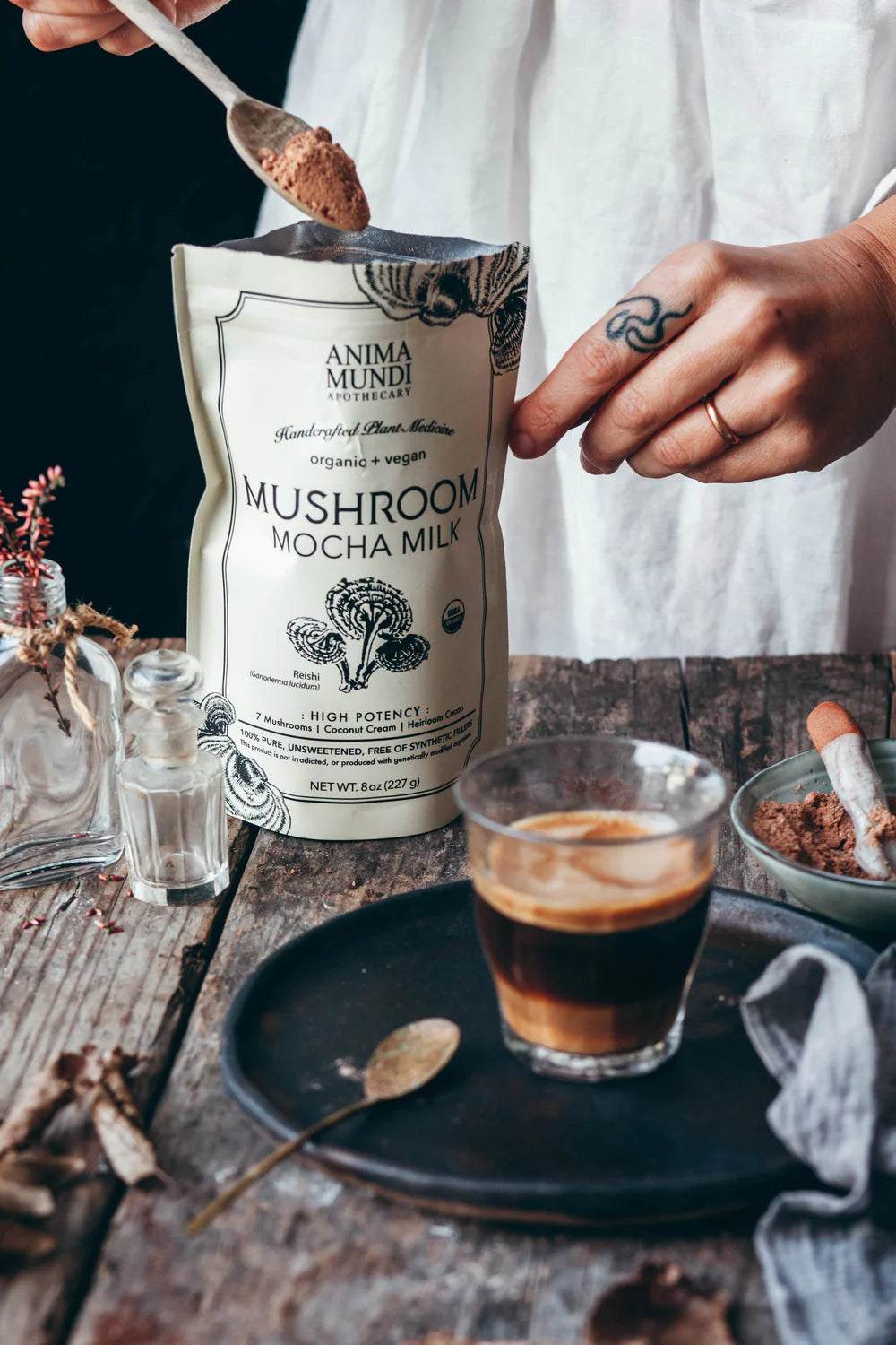 Mushroom Mocha Milk