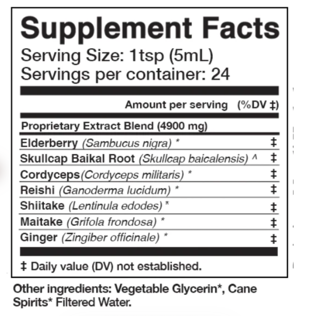 BLACK ELDERBERRY Elixir | Immune Support - 4 oz